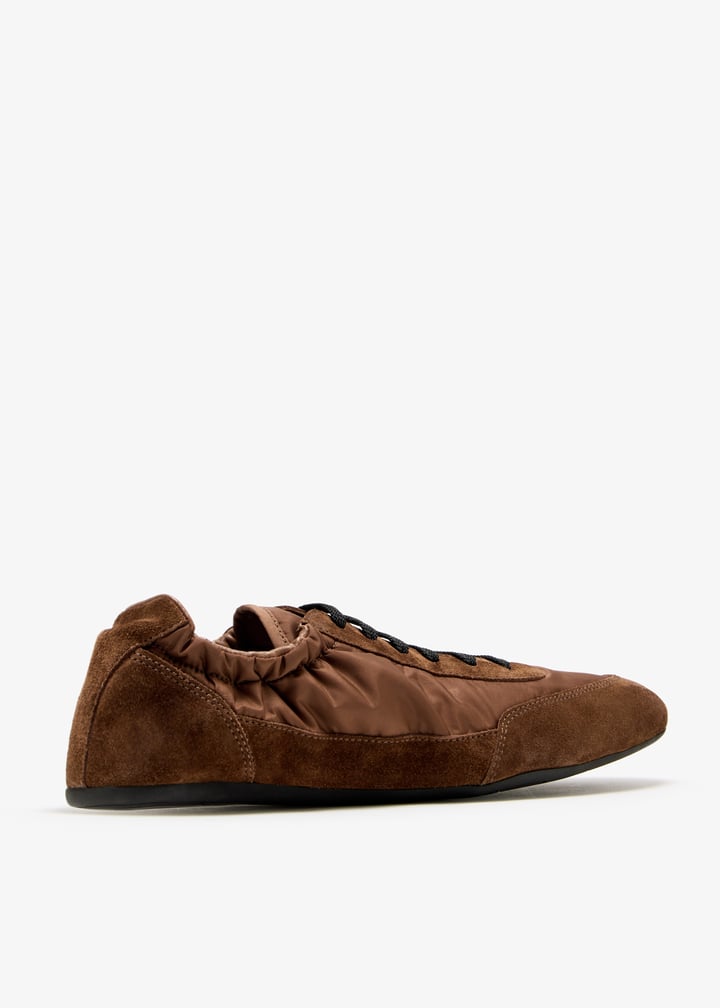 Prada Collapse sneakers for Women - Brown in UAE | Level Shoes