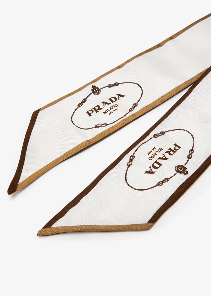 スカーフ PRADA SCARF (27456S21210QG F0967) PRADA プラダ マフラー ジャカードロゴ入り スモール ウール