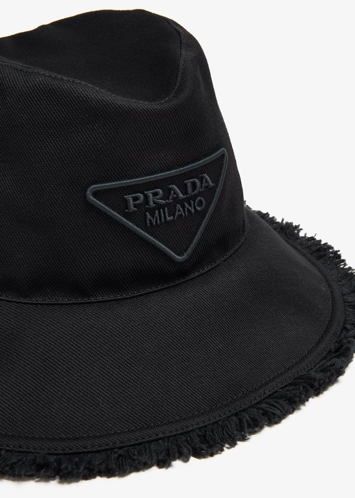 Prada Drill hat for Women - Black in UAE | Level Shoes display picture 1