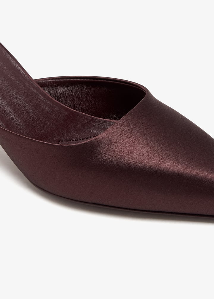 サンダル・ミュール PRADA SS25 Burgundy satin mules (1I975NFB055049 F0007) Burgundy Satin mules | PRADA