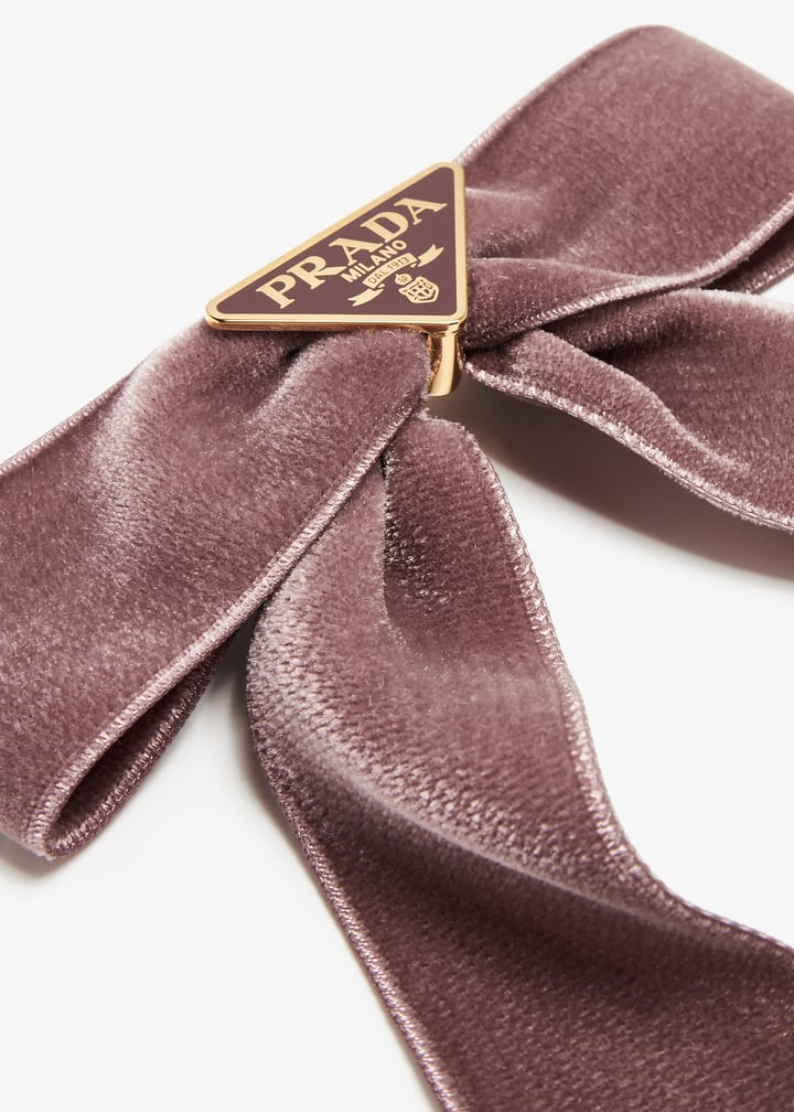 PRADA ベルベットシュシュ パープル 国内買付【PRADA】 ベルベット シュシュ (PRADA/ヘア