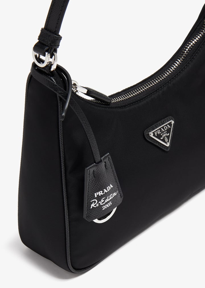 ★Prada★Re-Edition 2005 Re-Nylon ミニ ホーボー バッグ Black Prada Re-edition 2005 Re-nylon Bag | PRADA