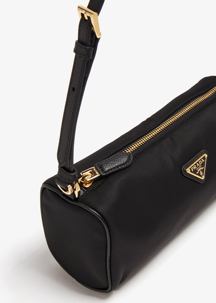 PRADA＊Re-Edition 1978 Re-Nylon and leather ポーチ＊送料込 Black Prada Re-edition 1978 Re-nylon And Saffiano Leather