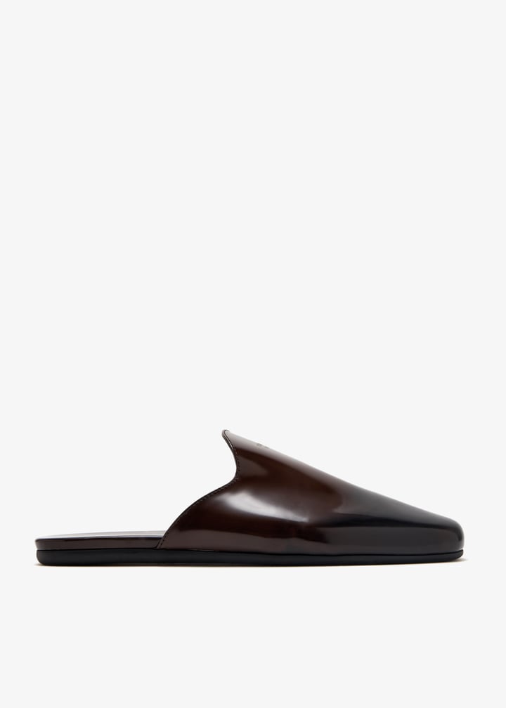 Prada Brushed leather mules for Women - Brown in UAE | Level