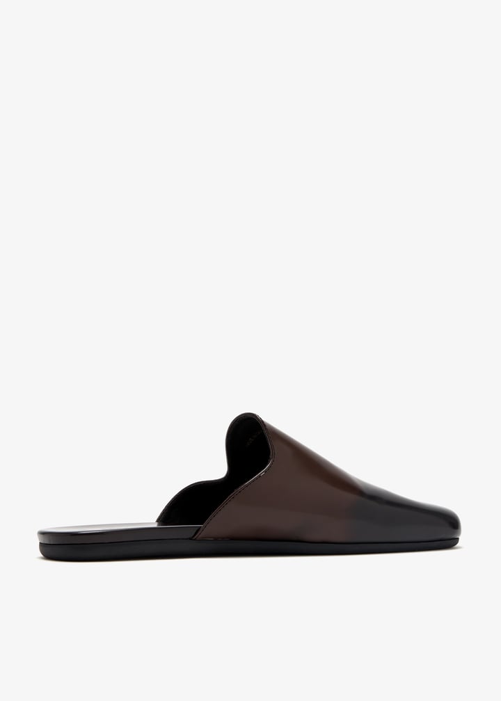 Prada Brushed leather mules for Women - Brown in UAE | Level