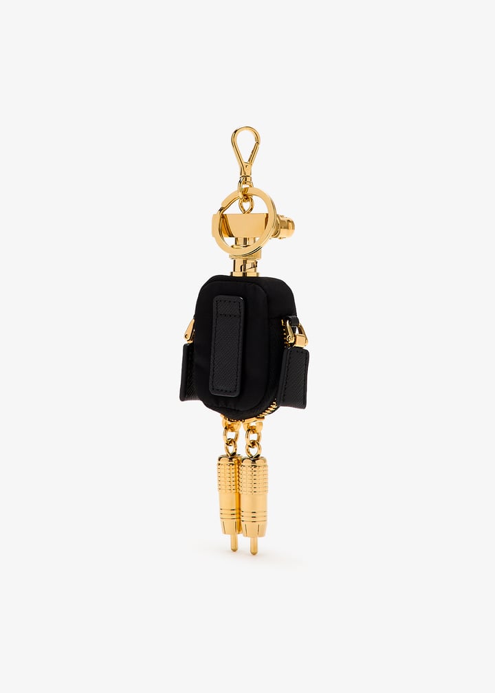PRADA Robot Re-Nylon バッグチャー厶 Prada Re-Nylon Robot Bag Charm | Saks Fifth Avenue