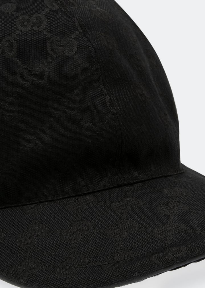 Gucci Original GG canvas baseball hat with Web for Men