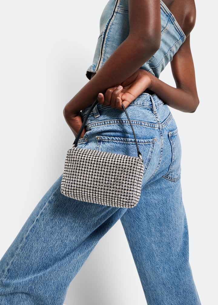 送料関税込み Alexander Wang Kong Heiress Medium ポーチ Alexander Wang Heiress medium pouch bag for Women - Silver