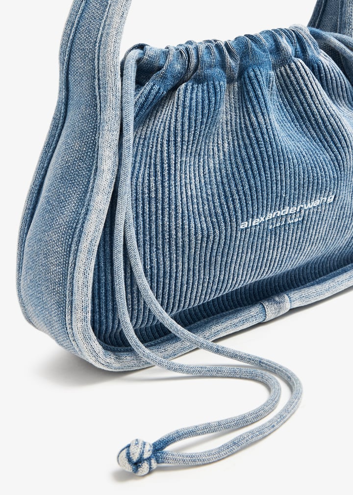 ショルダーバッグ・ポシェット Alexander Wang RYAN SMALL BAG Blue Alexander Wang Ryan Small Bag in Chambray Blue | REVOLVE