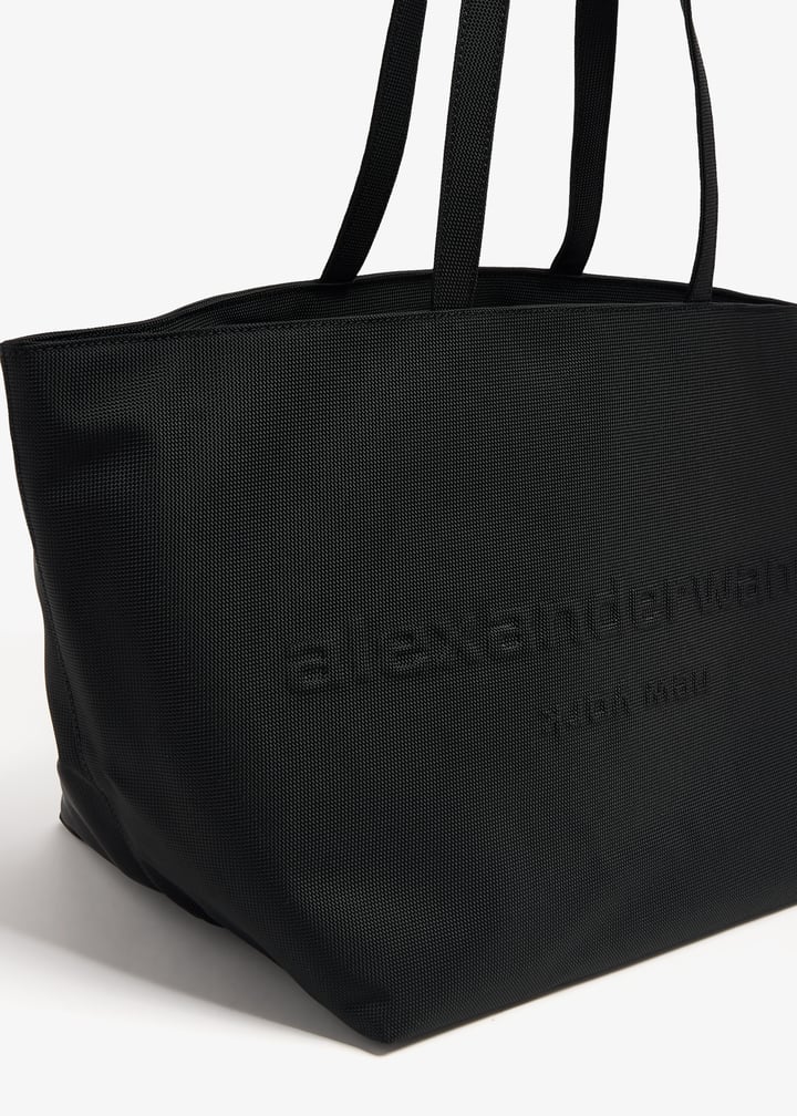 PVC tote bag Black【YURIKO ETO】 YURIKO ETO] PVC Bag with Charms - Black – iii Design Shop