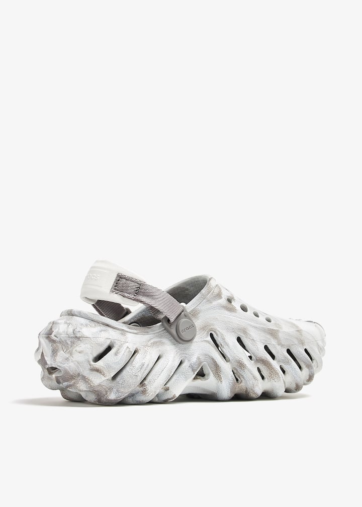 Crocs Echo Marbled clogs for Boy - Grey in UAE | Level Shoes