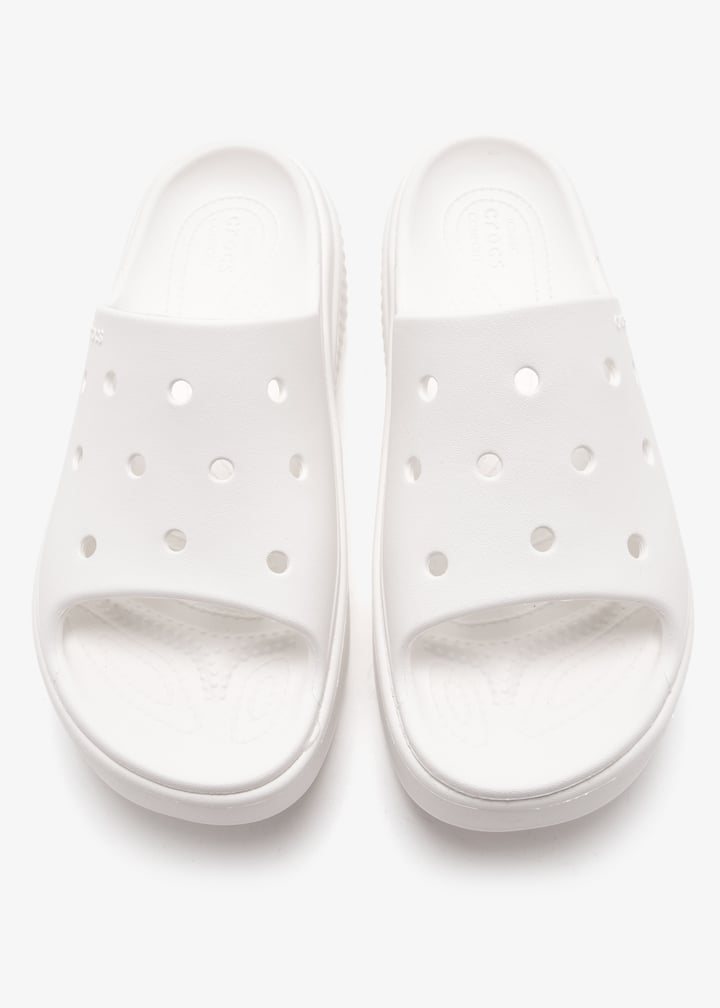 Crocs Stomp slides for Women - White in UAE | Level Shoes