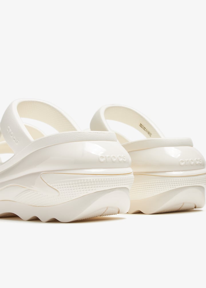 Crocs Mega Crush Triple Strap sandals for Women - White in