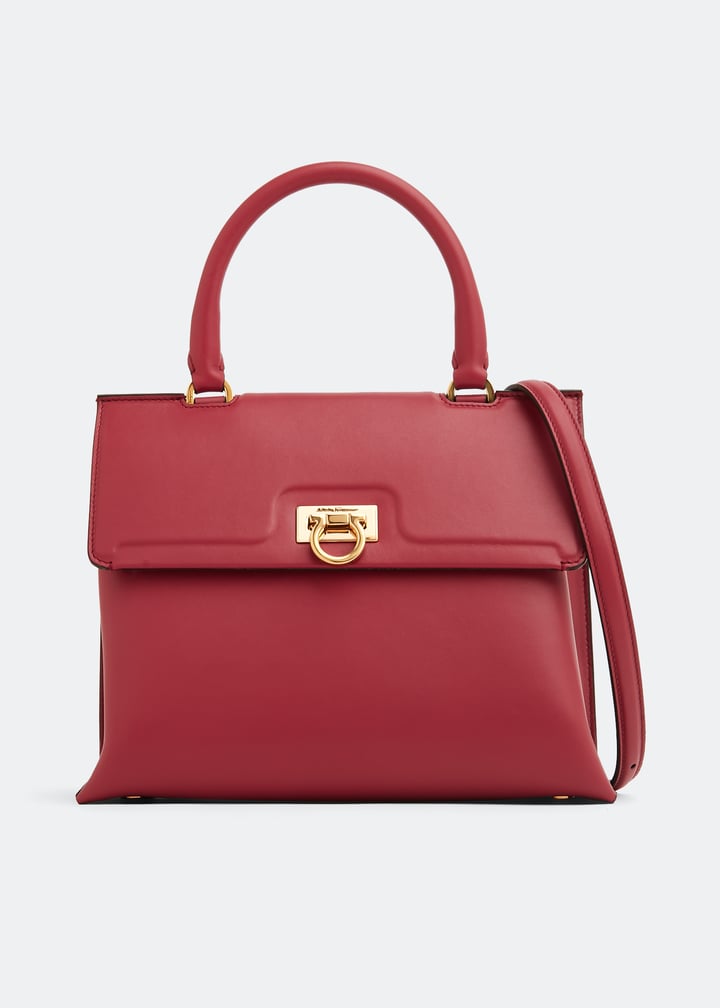 SALE★ Salvatore Ferragamo TRIFOLIO トップハンドルバッグ FERRAGAMO (Salvatore Ferragamo) フェラガモ ハンドバッグ 2WAY