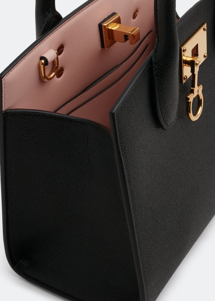 Ferragamo Studio Box bag for Women - Black in USA | Level Shoes