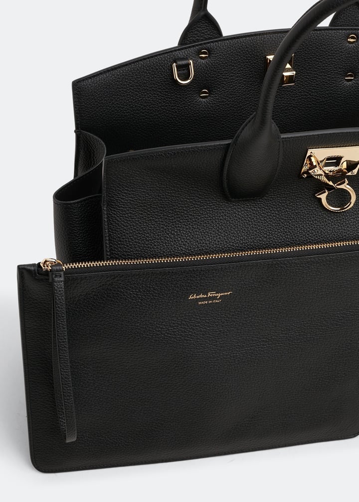 Ferragamo Ferragamo Studio large soft bag for Women - Black