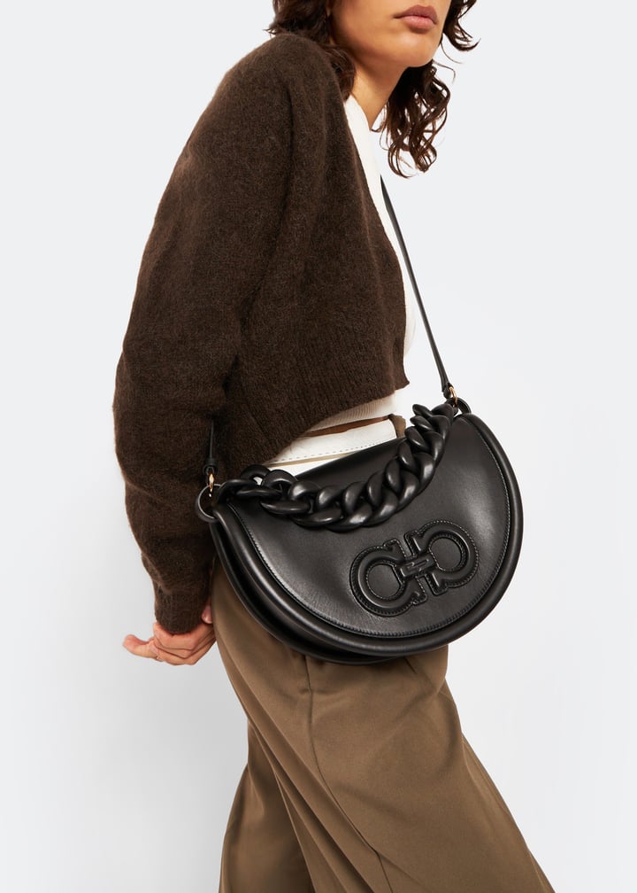 Ferragamo Aura shoulder bag for Women - Black in UAE | Level