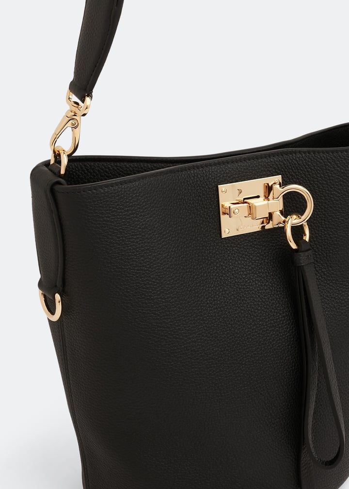 Ferragamo Studio bucket bag for Women - Black in UAE | Level