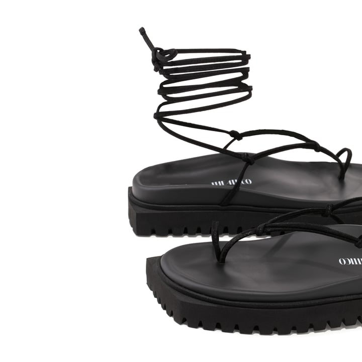 The Attico Renée sandals for Women - Black in UAE | Level Shoes
