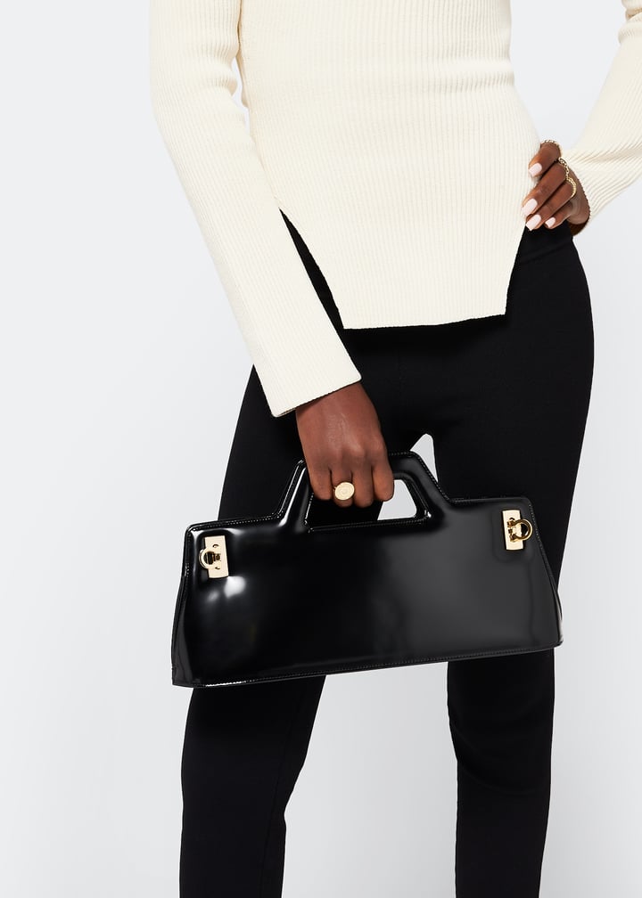 Ferragamo Wanda top-handle bag for Women - Black in Bahrain
