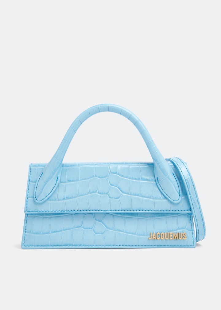 JACQUEMUS ライトブルー ハンドバッグ JACQUEMUS Smooth Calfskin Le Chiquito Blue 1667517