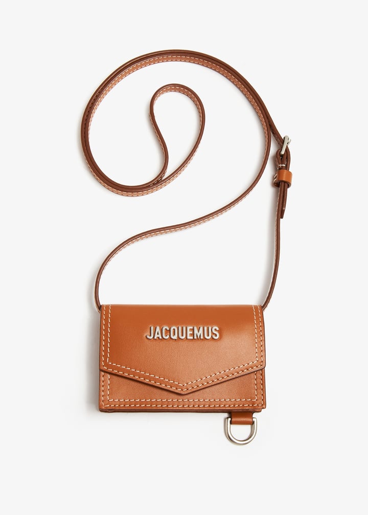 Jacquemus Le Porte Azur pouch for Men - Brown in UAE | Level Jacquemus Le Porte Azur pouch for Men - Brown in UAE | Level