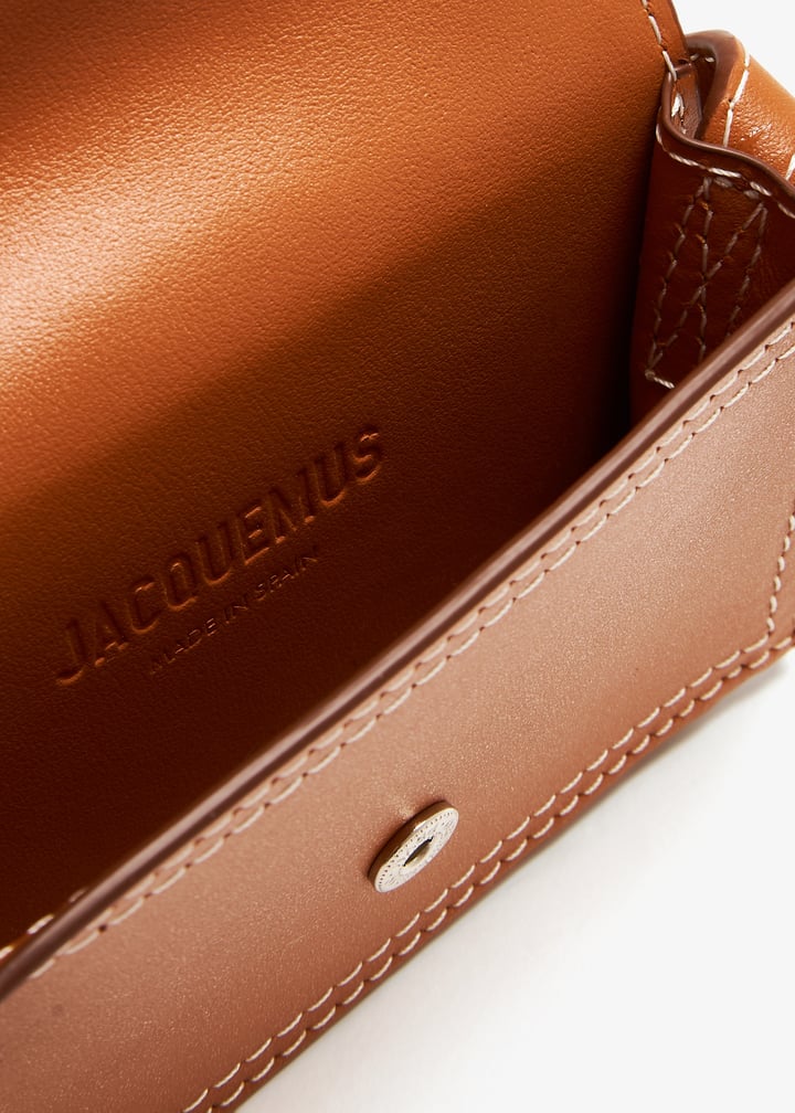 Jacquemus Le Porte Azur pouch for Men - Brown in USA | Level Shoes