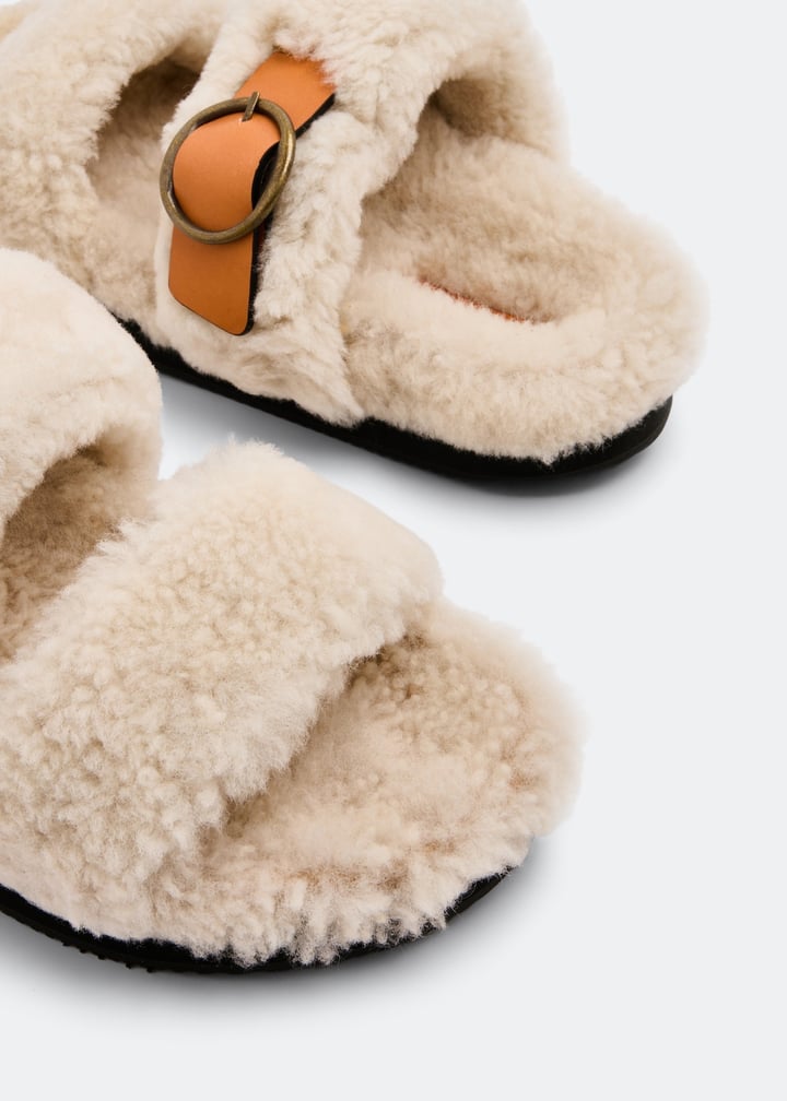Isabel Marant Frikon slide sandals for Women - White in UAE
