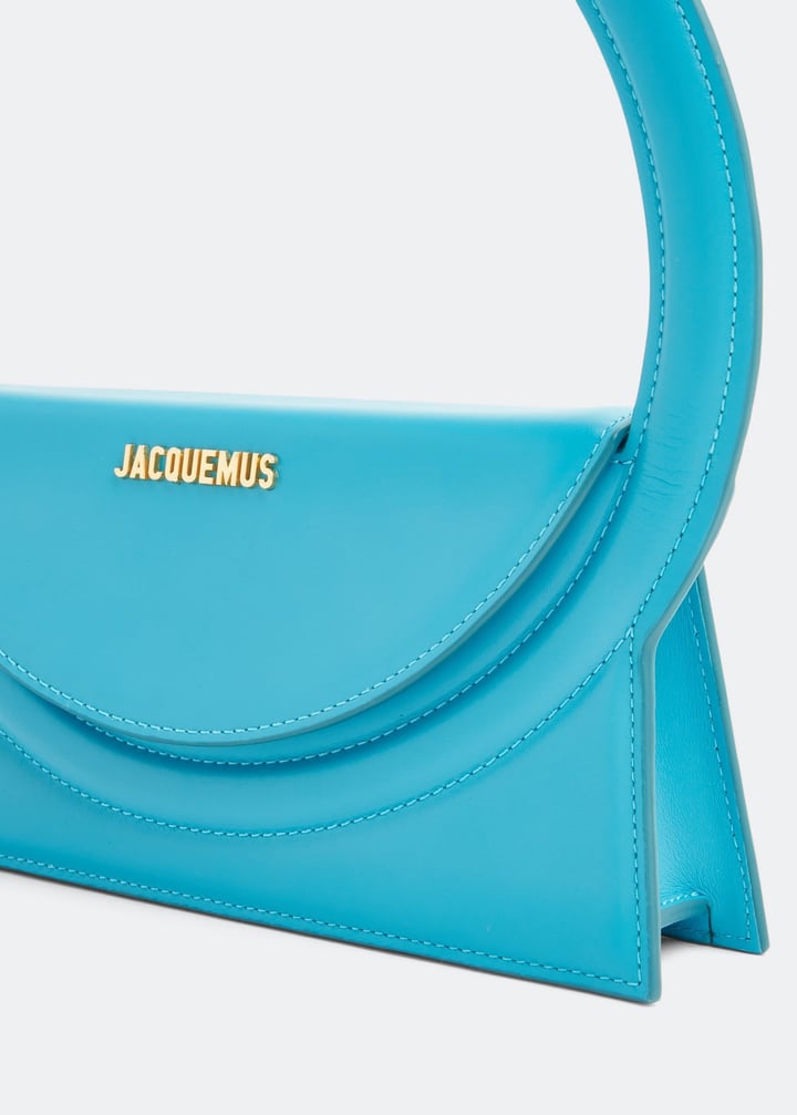 Jacquemus Le Sac Rond bag for Women - Blue in UAE | Level Shoes