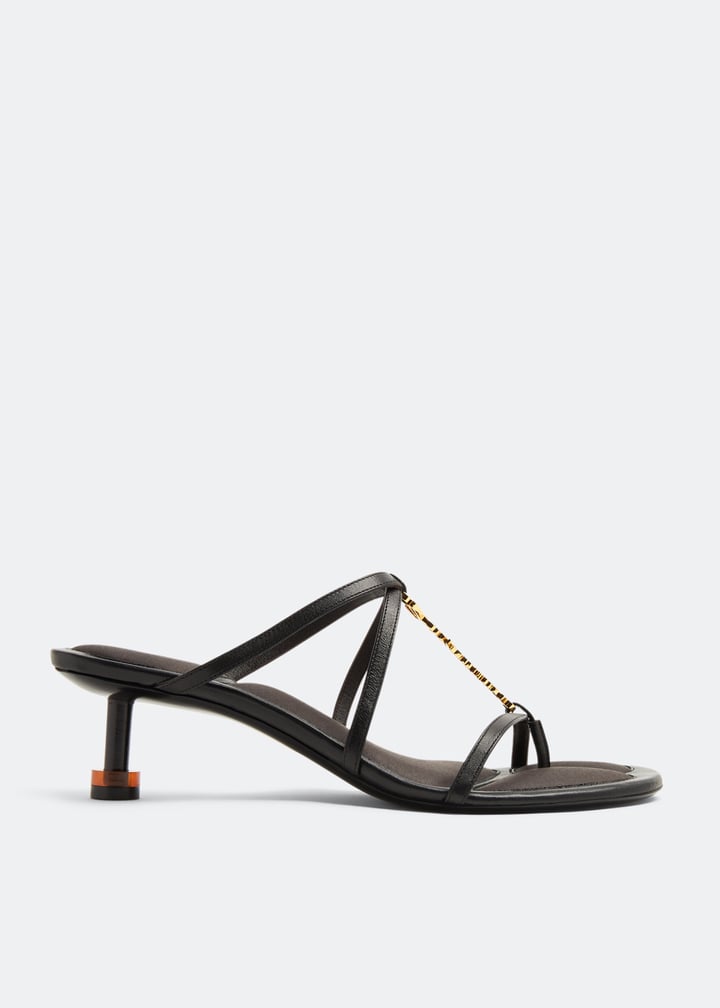 サンダル・ミュール JACQUEMUS Women Sandals 243F0160 4308 9BB BLACK The double mules by JACQUEMUS | Official website