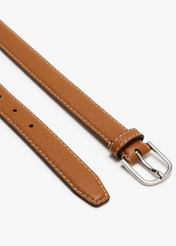 【送料&関税込】TotAme Slim Trouser Belt Slim leather trouser belt black – TOTEME