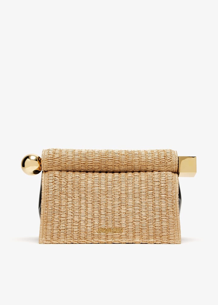 Jacquemus La Pochette Rond Carré clutch for Women - Beige in