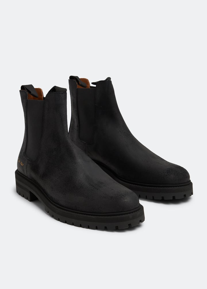 Hiking Boots Common Projects Black Chelsea Boots Boots Men's