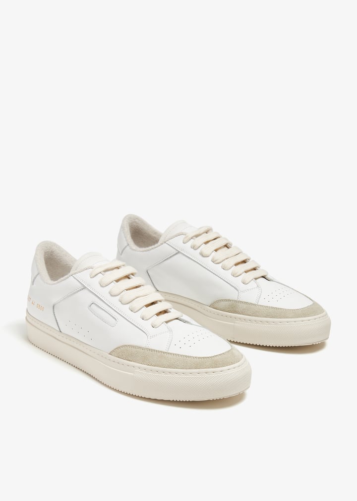 【関税込み】Common Projects ホワイト Tennis スニーカー Common Projects White Leather Track Technical Low-Top