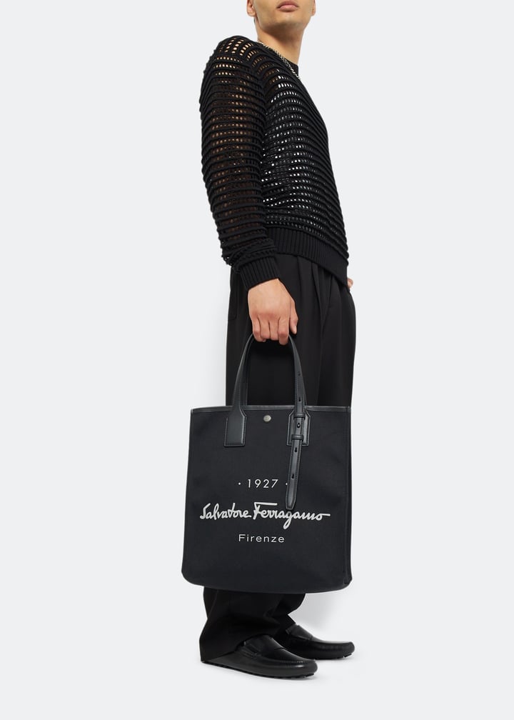 Ferragamo 1927 Signature tote bag for Men - Black in UAE