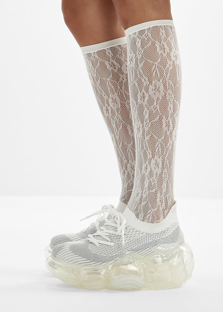 靴 grounds MOOPIE 2LINE LONG LACE grounds MOOPIE 2LINE LONG LACE