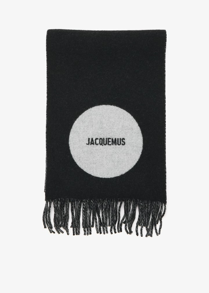 Jacquemus L'écharpe Rond Carré scarf for Women - Black in