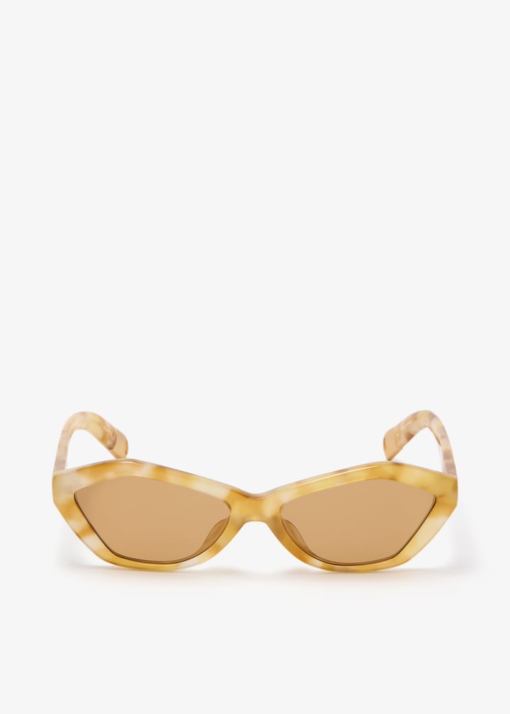 サングラス JACQUEMUS Woman Sunglasses Beige 246AC6985040 159 Jacquemus Les Lunettes Capri Sunglasses Beige (246AC698-5040