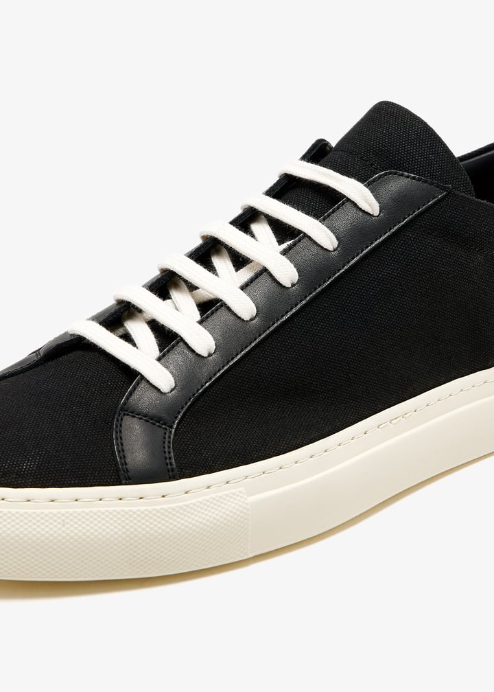スニーカー COMMON PROJECT Men Sneakers 2479 ACHILLESINCANVAS7547 Black COMMON PROJECTS Original Achilles Leather Sneakers for Men