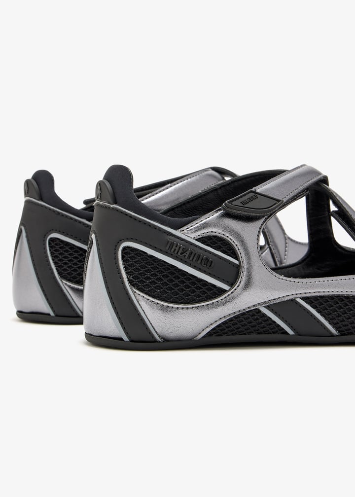 スニーカー THE ATTICO Women Sneakers 241WS000V015T THE ATTICO DONNA Bla The Attico Nomad Ballet Sneakers | FARFETCH UK