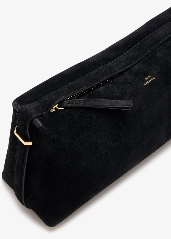 TOTEME Belted suede clutch for Women - Black in UAE | Level