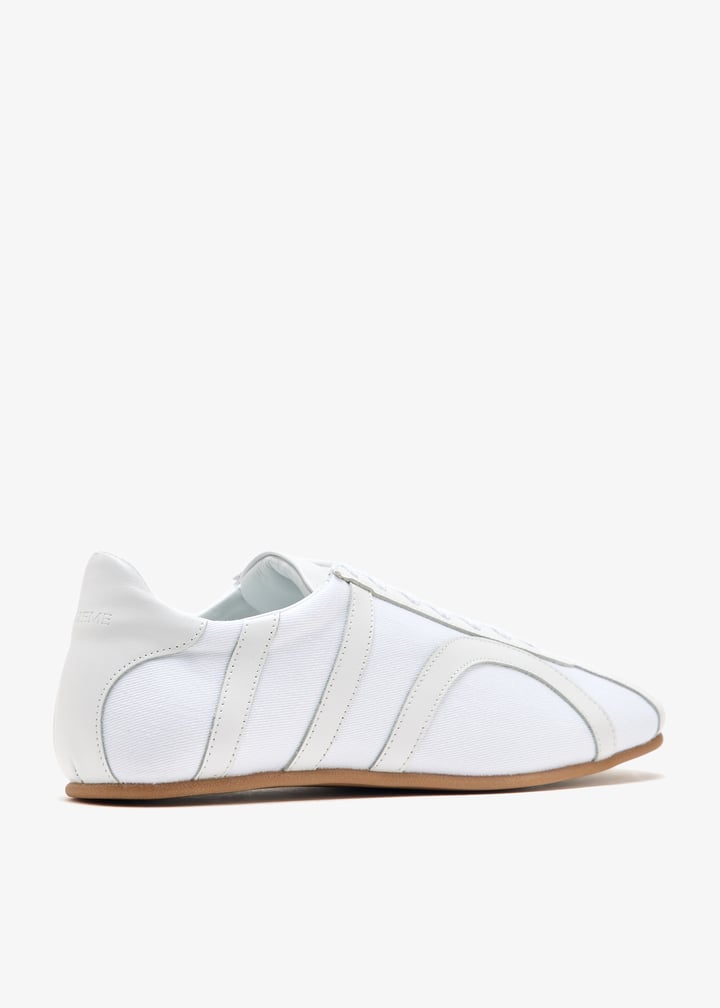 TOTEME Canvas sneakers for Women - White in UAE | Level Shoes