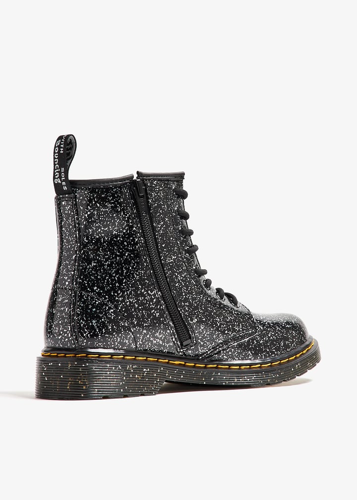 Martens 1460 Glitter lace-up boots for Kids Unisex Black in