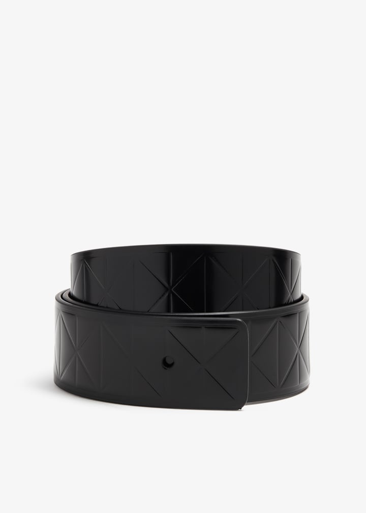 Prada Brushed leather belt strap for Men - Black in UAE | Level Shoes