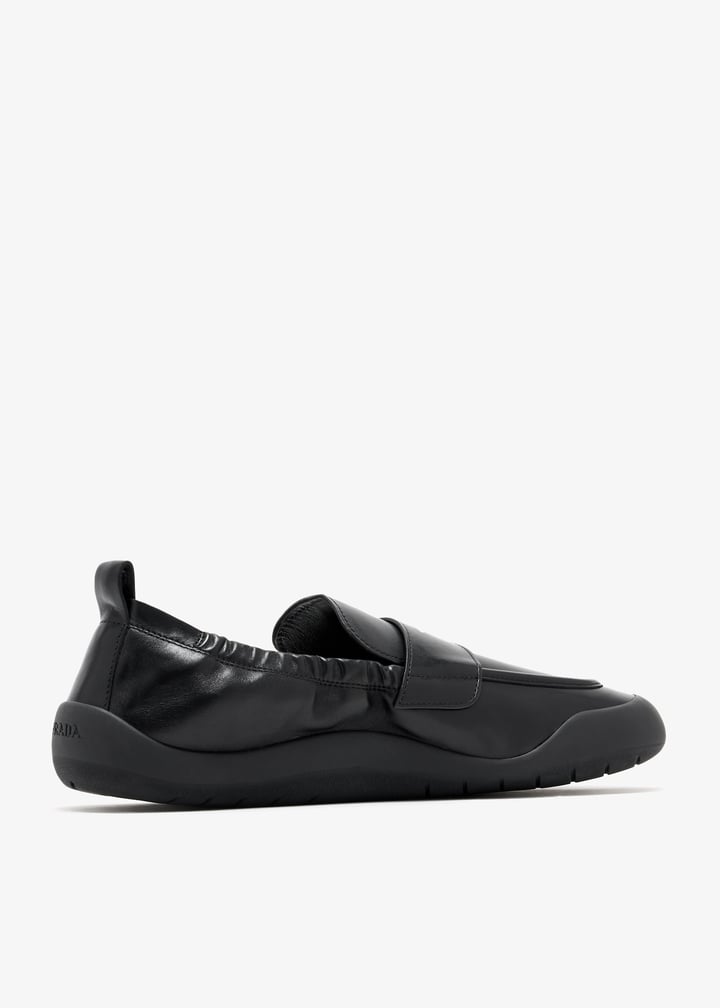 Prada Speedrock leather loafers for Men - Black in UAE | Level Shoes