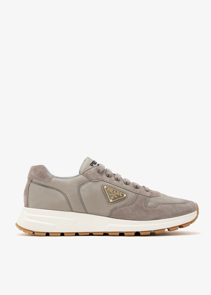 国内入手困難 25SS PRADA◆Prax 01 in Re-Nylon suedeスニーカー 0400022481139_BEIGEKHAKI?wid=
