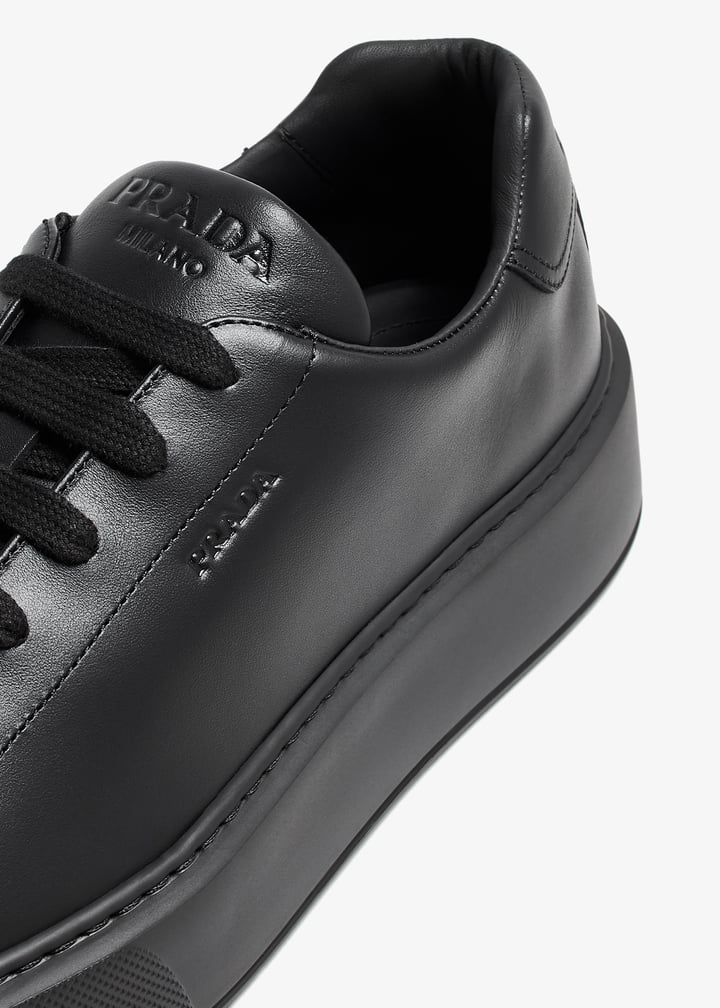 Prada Leather sneakers for Men - Black in KSA | Level Shoes