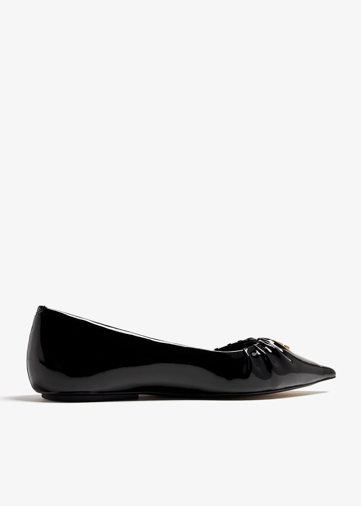 フラットシューズ MARC JACOBS 'The Ali' ballet flats Black Marc Jacobs The Ali Ballerina Shoes | Black | FARFETCH
