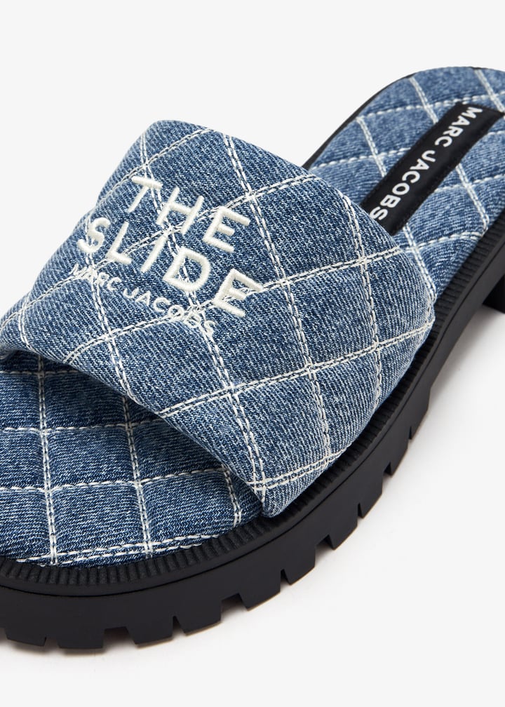 フラットシューズ The Lug Sole Sandals - Marc Jacobs - Cotton - Blue Marc Jacobs Flat sandals for Women | Online Sale up to 40