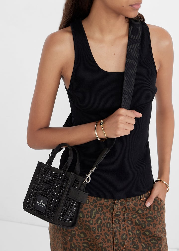 ショルダーバッグ・ポシェット MARC JACOBS 'The Crystal Canvas Small Tote' handbag THE CRYSTAL CANVAS SMALL TOTE BAG/ザ クリスタル キャンバス
